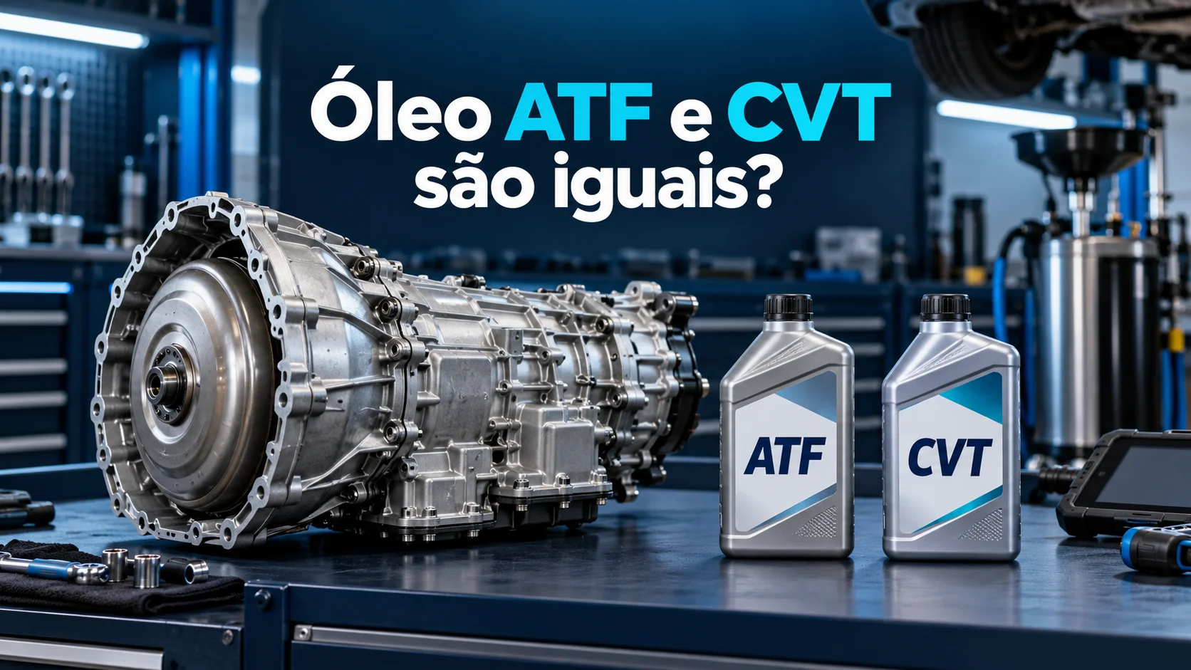 Óleo ATF e óleo CVT são iguais? Entenda as diferenças antes da troca