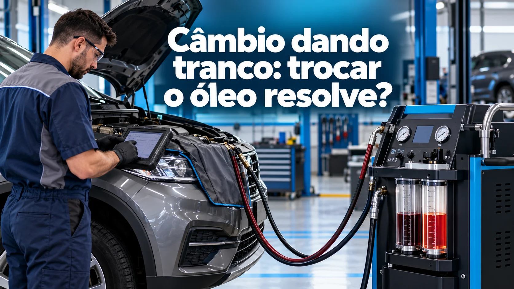 Câmbio automático dando tranco: trocar o óleo resolve?