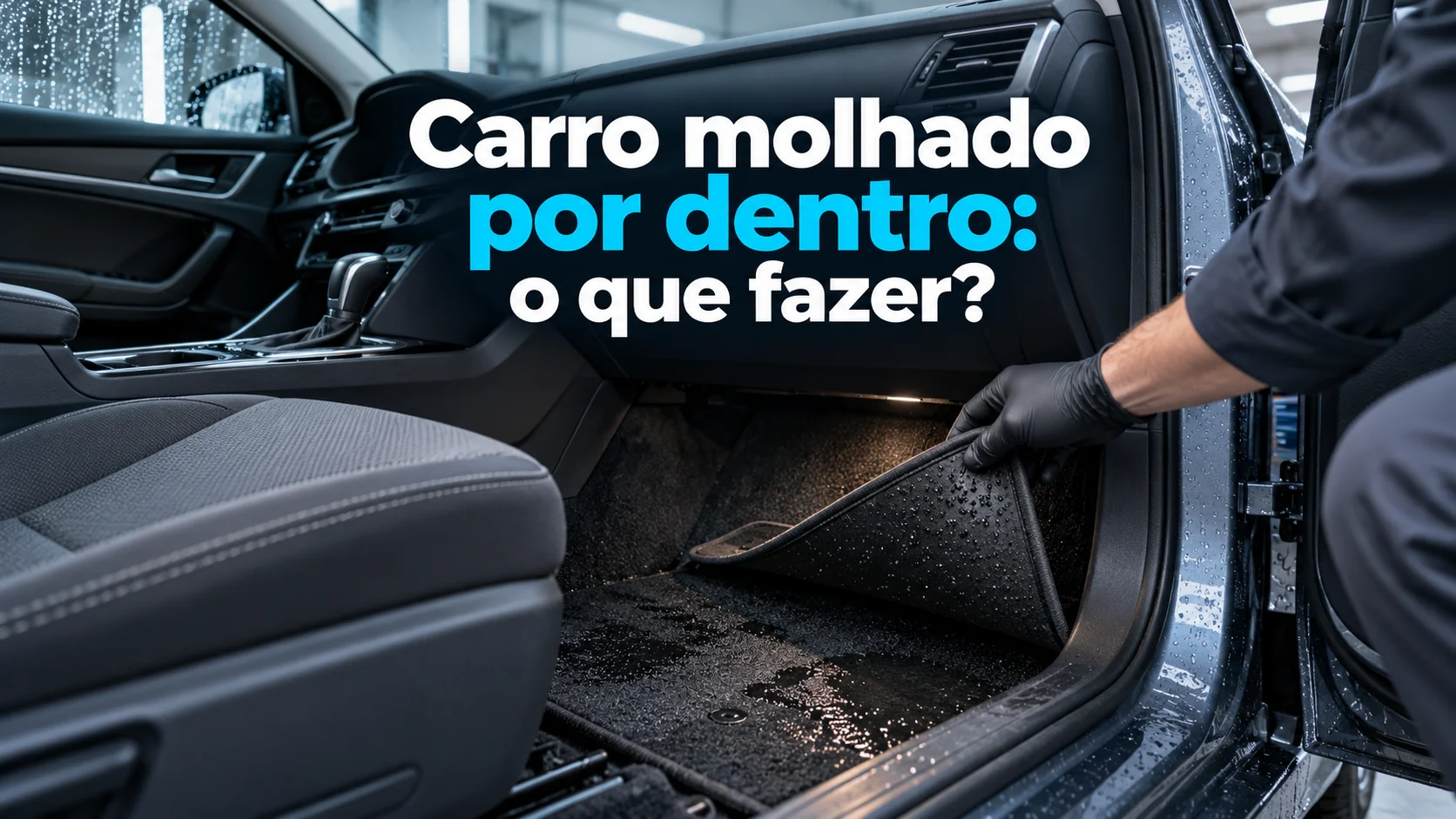 Carro molhado por dentro: como secar e evitar cheiro de mofo